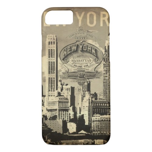 America USA travel vintage New York iPhone 87 Case