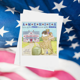 America Veterans' Day Card