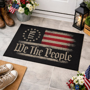 America We the People 1776  Doormat