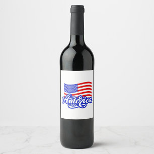 America Wine Label