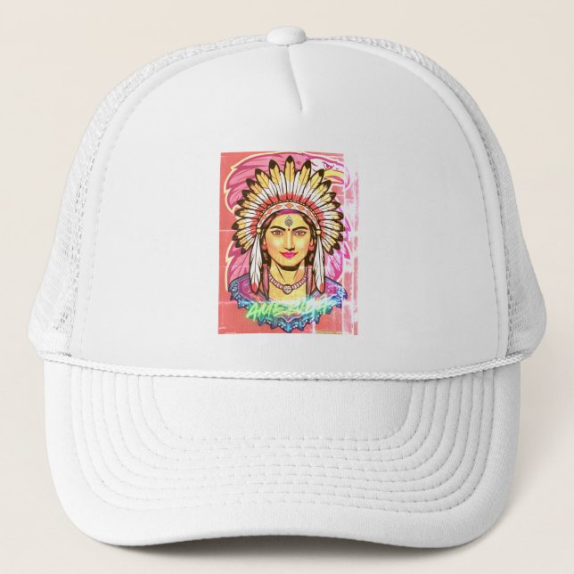 America Women Trucker Hat (Front)