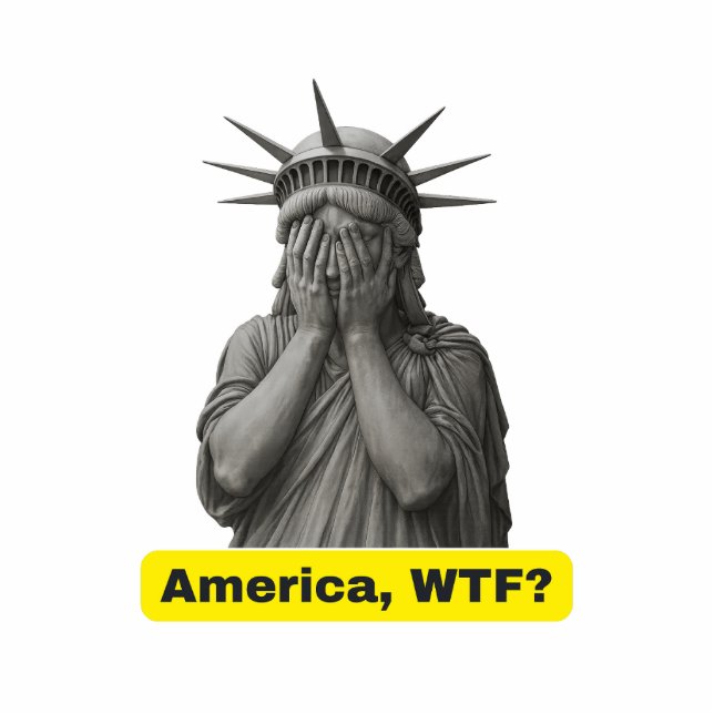America WTF Anti-Trump Statue of Liberty (Front)