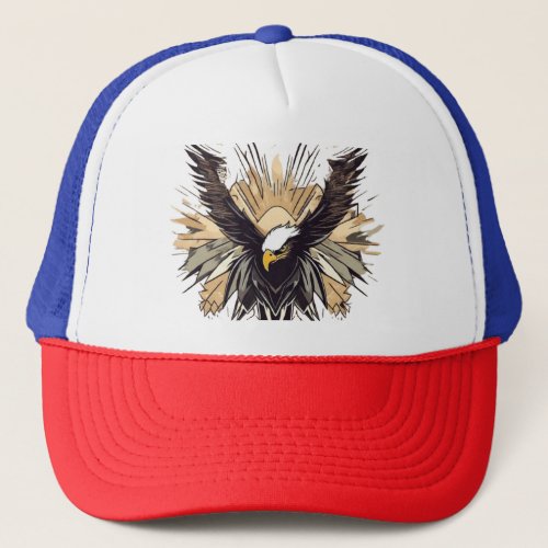Americal eagle trucker hat