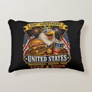 American 1776 2026 250th 4th July Independence Day Accent Pillow