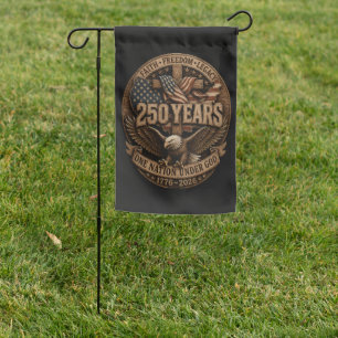 American 1776 2026 250th 4th July Independence Day Garden Flag