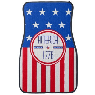 American 1776 patriotic car floor mat