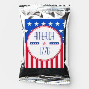 American 1776 patriotic coffee drink mix