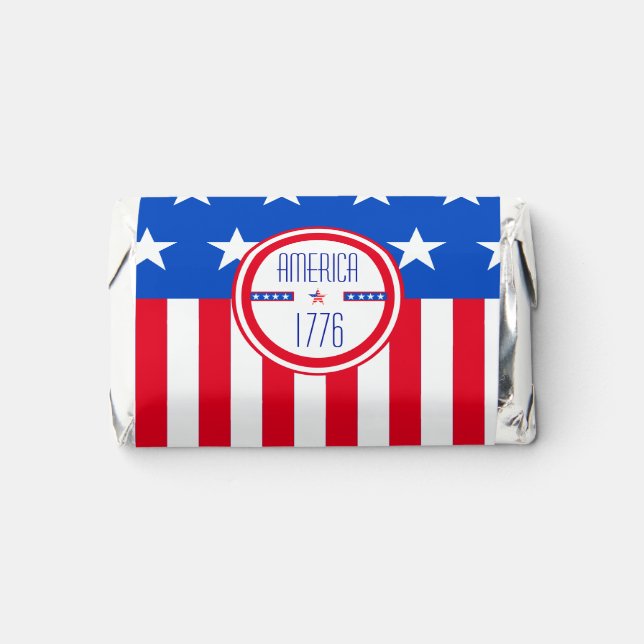 American 1776 patriotic hershey's miniatures (Front)