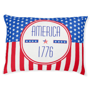 American 1776 patriotic pet bed