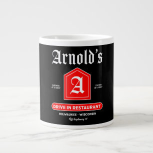 American 1950's Diner Giant Coffee Mug