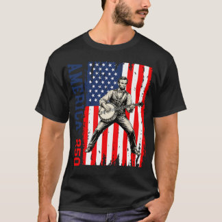 American 250 Years 4Th Of July Holiday Usa Flag T-Shirt