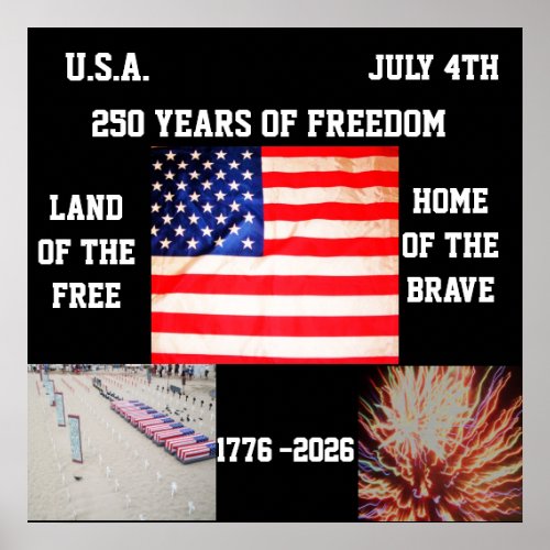 AMERICAN 250 YEARS OF FREEDOM poster