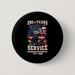 American 250th Anniversary Celebration 250 Years U Button