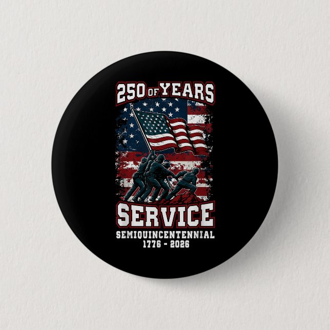 American 250th Anniversary Celebration 250 Years U Button (Front)