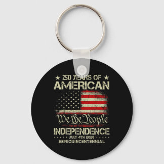 American 250th Anniversary Celebration 250 Years U Keychain
