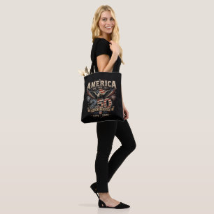 American 250th Anniversary Patriotic USA 4th July Tote Bag