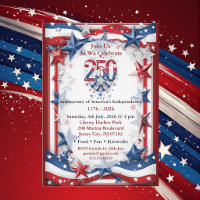 American 250th Anniversary Red White & Blue Party