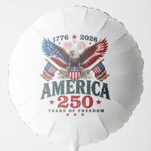 American 250th Anniversary USA Patriotic 4th July Balloon