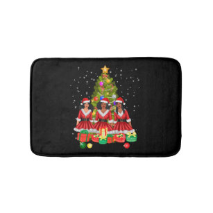 African American Santa Claus Black Christmas Kitchen Towel, Zazzle