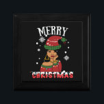 American African Christmas Santa Claus Black Girls Gift Box<br><div class="desc">American African Christmas Santa Claus Black Girls</div>