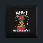 American African Christmas Santa Claus Black Girls Gift Box<br><div class="desc">American African Christmas Santa Claus Black Girls</div>