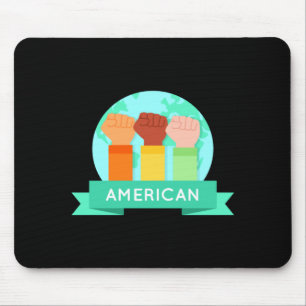 American African History Black Is Beautiful Diver Mouse Pad