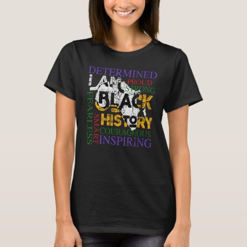 American  Afrocentric Blacki Amblackhistory Mon T_Shirt