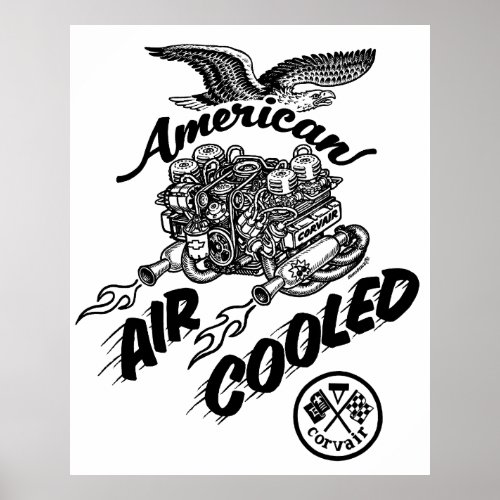American Air_Cooled Engine Corvair Poster