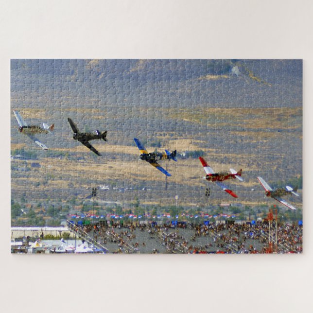 American Air Racing 2014 Airplane Racing Sports Jigsaw Puzzle (Horizontal)