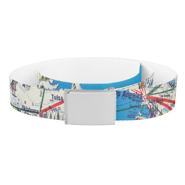 American Airlines system map Belt (Coil)