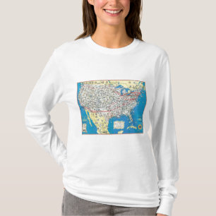 American Airlines system map T-Shirt