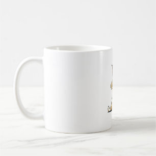 American-Akita Dog I Love Mom Tattoo Coffee Mug