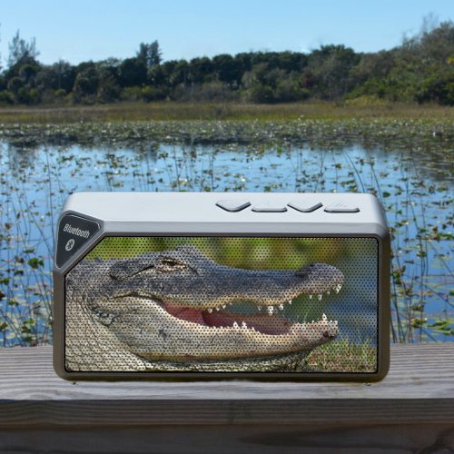 American Alligator Wildlife Photographic Bluetooth Speaker