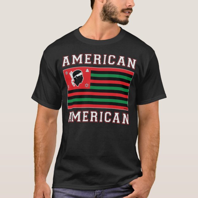 American-American (Dark Tee) T-Shirt (Front)