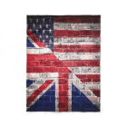 American and British flag.