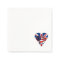 American and British Flag Hearts