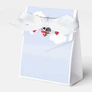 British Royal Wedding Gifts Zazzle American And British Flags Heart Royal Wedding Favor Box