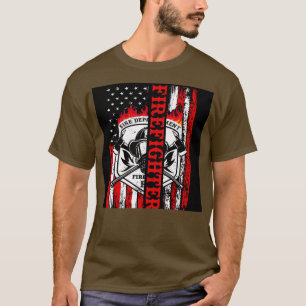 American and Firefighters T-Shirt