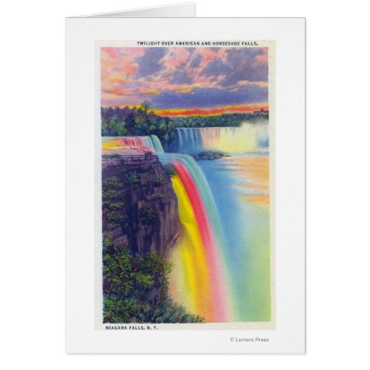 American and Horseshoe Falls at Dusk (Front)