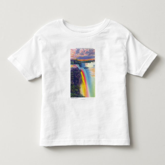 American and Horseshoe Falls at Dusk Toddler T-shirt (Front)