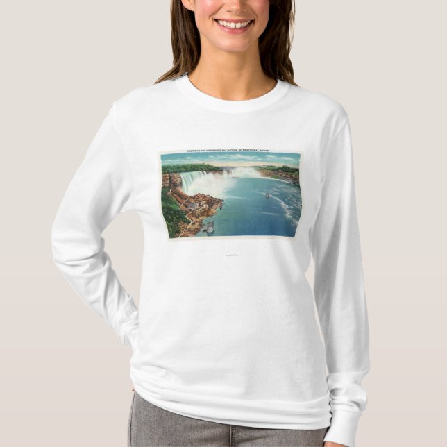 American and Horseshoe Falls T-Shirt (Front)