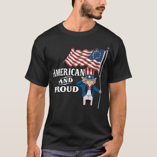 American and Proud T_Shirt