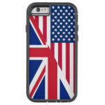 American and Union Jack Flag Apple iPhone 6 Case