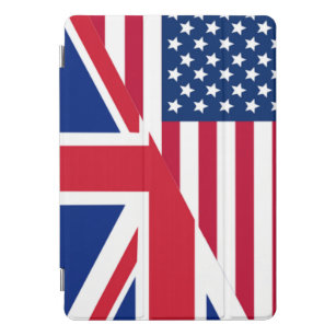 American and Union Jack Flag iPad Pro Cover