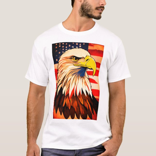 "American Angry – Bold Logo Graphic T-Shirt" T-Shirt (Front)