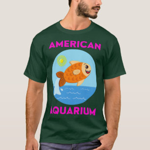 Funny Fish Aquarium Addiction - Aquarium - T-Shirt