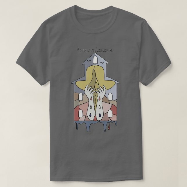 American Aquarium House Logo T-Shirt (Design Front)
