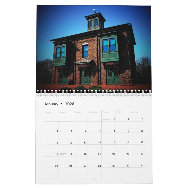 American Architecture 2010 Calendar (Jan 2026)