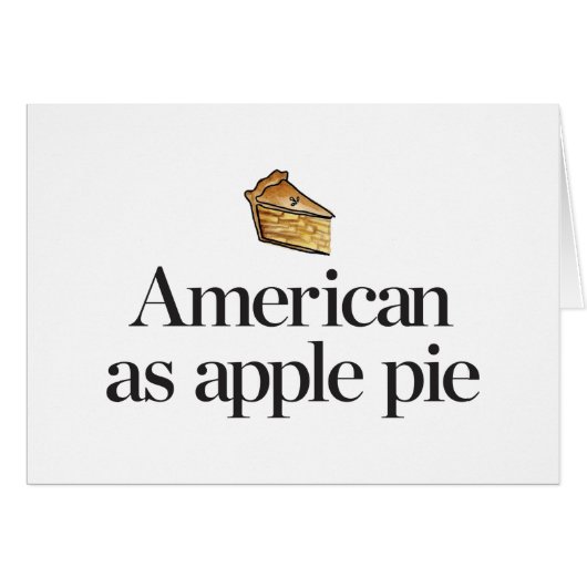 American as Apple Pie Cards (Front Horizontal)