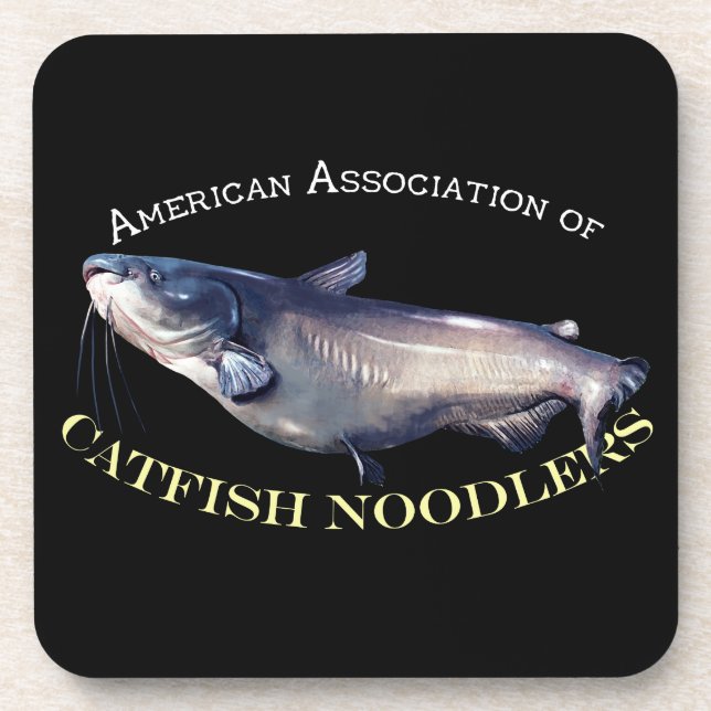 American Association of Catfish Noodlers Beverage Coaster (Front)
